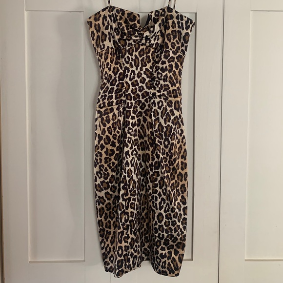 cache leopard print dress